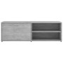 TV stand made of gray concrete plywood 120x34x37 cm by vidaXL, TV Furniture - Ref: Foro24-801156, Price: 50,83 €, Discount: %