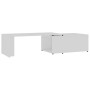 Mesa de centro madera contrachapada blanco 150x50x35 cm de vidaXL, Mesas de centro - Ref: Foro24-801337, Precio: 80,66 €, Des...