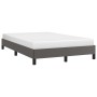 Estructura de cama cuero sintético gris 120x190 cm de vidaXL, Camas y somieres - Ref: Foro24-3269623, Precio: 95,86 €, Descue...