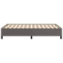 Estructura de cama cuero sintético gris 120x190 cm de vidaXL, Camas y somieres - Ref: Foro24-3269649, Precio: 115,82 €, Descu...