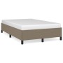 Estructura de cama tela gris taupe 120x190 cm de vidaXL, Camas y somieres - Ref: Foro24-3269635, Precio: 115,26 €, Descuento: %