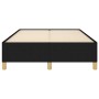 Black fabric bed frame 120x190 cm by vidaXL, Beds and slatted bases - Ref: Foro24-3269640, Price: 116,70 €, Discount: %