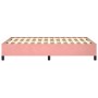 Pink velvet bed frame 120x190 cm by vidaXL, Beds and slatted bases - Ref: Foro24-3269656, Price: 114,48 €, Discount: %