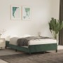 Estructura de cama terciopelo verde 120x190 cm de vidaXL, Camas y somieres - Ref: Foro24-3269654, Precio: 114,31 €, Descuento: %