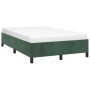 Estructura de cama terciopelo verde 120x190 cm de vidaXL, Camas y somieres - Ref: Foro24-3269654, Precio: 114,31 €, Descuento: %