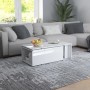 Couchtisch aus Sperrholz glänzend weiß 150x50x35 cm von vidaXL, Couchtisch - Ref: Foro24-801343, Preis: 113,00 €, Rabatt: %