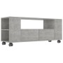 Concrete gray plywood TV cabinet 120x35x48 cm by vidaXL, TV Furniture - Ref: Foro24-801350, Price: 85,20 €, Discount: %