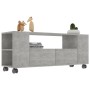 Concrete gray plywood TV cabinet 120x35x48 cm by vidaXL, TV Furniture - Ref: Foro24-801350, Price: 85,20 €, Discount: %