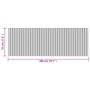 Rectangular gray bamboo rug 70x200 cm by vidaXL, Rugs - Ref: Foro24-376748, Price: 28,57 €, Discount: %