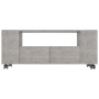 Concrete gray plywood TV cabinet 120x35x48 cm by vidaXL, TV Furniture - Ref: Foro24-801350, Price: 85,20 €, Discount: %