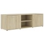 TV-Schrank aus eichenfarbenem Sperrholz, 120 x 34 x 37 cm von vidaXL, TV-Möbel - Ref: Foro24-801164, Preis: 67,41 €, Rabatt: %