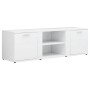 Hochglanzweißer TV-Schrank aus Sperrholz, 120 x 34 x 37 cm von vidaXL, TV-Möbel - Ref: Foro24-801167, Preis: 61,03 €, Rabatt: %