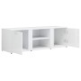 Hochglanzweißer TV-Schrank aus Sperrholz, 120 x 34 x 37 cm von vidaXL, TV-Möbel - Ref: Foro24-801167, Preis: 61,03 €, Rabatt: %