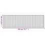 Dunkelbrauner rechteckiger Bambusteppich 60x200 cm von vidaXL, Teppiche - Ref: Foro24-376839, Preis: 20,90 €, Rabatt: %