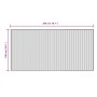 Rechteckiger schwarzer Bambusteppich 100x200 cm von vidaXL, Teppiche - Ref: Foro24-376942, Preis: 32,95 €, Rabatt: %