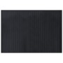 Alfombra rectangular bambú negro 70x100 cm de vidaXL, Alfombras - Ref: Foro24-376864, Precio: 17,99 €, Descuento: %