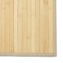 Rectangular bamboo rug light natural color 70x400 cm by vidaXL, Rugs - Ref: Foro24-376885, Price: 37,68 €, Discount: %