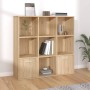 Regal aus Sonoma-Eichensperrholz, 98 x 30 x 98 cm von vidaXL, Bücherregale und Regale - Ref: Foro24-801119, Preis: 101,70 €, ...