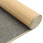 Rechteckiger Bambusteppich in heller Naturfarbe 80x200 cm von vidaXL, Teppiche - Ref: Foro24-376909, Preis: 29,71 €, Rabatt: %