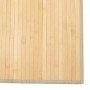 Rechteckiger Bambusteppich in heller Naturfarbe 80x400 cm von vidaXL, Teppiche - Ref: Foro24-376921, Preis: 45,29 €, Rabatt: %