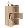 Plywood oak storage cabinet 60x29.5x90 cm by vidaXL, Bookcases and shelves - Ref: Foro24-801137, Price: 76,91 €, Discount: %