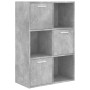 Gray plywood storage cabinet 60x29.5x90 cm by vidaXL, Bookcases and shelves - Ref: Foro24-801138, Price: 62,99 €, Discount: %