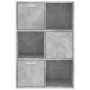 Gray plywood storage cabinet 60x29.5x90 cm by vidaXL, Bookcases and shelves - Ref: Foro24-801138, Price: 62,99 €, Discount: %