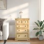 Corona chest of drawers solid pine wood 80x43x114 cm by vidaXL, Storage trunks - Ref: Foro24-4005671, Price: 196,61 €, Discou...