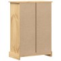 Cómoda cajonera Corona madera maciza de pino 80x43x114 cm de vidaXL, Baúles de almacenamiento - Ref: Foro24-4005671, Precio: ...