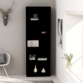 5-level black plywood shelf 60x24x175 cm by vidaXL, Bookcases and shelves - Ref: Foro24-800883, Price: 75,99 €, Discount: %