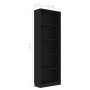 5-level black plywood shelf 60x24x175 cm by vidaXL, Bookcases and shelves - Ref: Foro24-800883, Price: 77,52 €, Discount: %