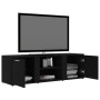 Black plywood TV cabinet 120x34x37 cm by vidaXL, TV Furniture - Ref: Foro24-801162, Price: 77,90 €, Discount: %