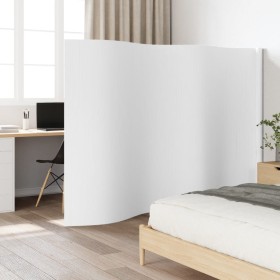 Biombo divisor de bambú blanco 165x400 cm de vidaXL, Divisores de ambientes - Ref: Foro24-377003, Precio: 123,99 €, Descuento: %