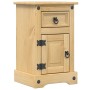 Mesita de noche Corona madera maciza de pino 35x32,5x58 cm de vidaXL, Mesitas de noche - Ref: Foro24-4005652, Precio: 72,90 €...