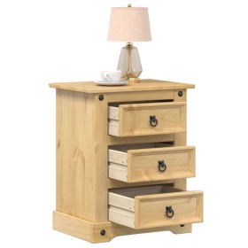 Corona bedside table solid pine wood 53x39x66 cm by vidaXL, Nightstands - Ref: Foro24-4005659, Price: 87,99 €, Discount: %