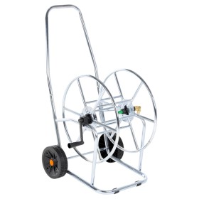 Carrito carrete para manguera de 80 m 3/4" acero de vidaXL, Soporte de manguera de jardín - Ref: Foro24-4005284, Precio: 198,...