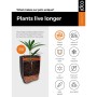 Capi Nature Rib square pot black 50x50 cm by Capi, Pots and planters - Ref: Foro24-429055, Price: 154,92 €, Discount: %