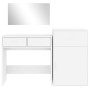 White Engineered Wood 3-Piece Vanity Set by vidaXL, Bedroom furniture sets - Ref: Foro24-3276518, Price: 155,70 €, Discount: %