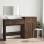 Oak Brown Engineered Wood 3-Piece Vanity Set by vidaXL, Bedroom furniture sets - Ref: Foro24-3276524, Price: 173,99 €, Discou...