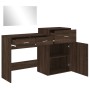 Oak Brown Engineered Wood 3-Piece Vanity Set by vidaXL, Bedroom furniture sets - Ref: Foro24-3276524, Price: 173,99 €, Discou...