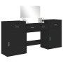 Black Engineered Wood 4-Piece Vanity Set by vidaXL, Bedroom furniture sets - Ref: Foro24-3276526, Price: 249,02 €, Discount: %