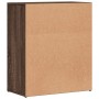 Aparador de madera de ingeniería 2 uds marrón roble 60x31x70 cm de vidaXL, Aparadores - Ref: Foro24-3276545, Precio: 118,66 €...