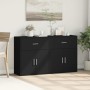 Engineered wood sideboard 2 pcs black 60x31x70 cm by vidaXL, Sideboards - Ref: Foro24-3276547, Price: 132,74 €, Discount: %