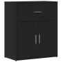 Engineered wood sideboard 2 pcs black 60x31x70 cm by vidaXL, Sideboards - Ref: Foro24-3276547, Price: 132,74 €, Discount: %