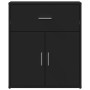 Engineered wood sideboard 2 pcs black 60x31x70 cm by vidaXL, Sideboards - Ref: Foro24-3276547, Price: 132,74 €, Discount: %