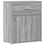 Aparador de madera de ingeniería 2 uds gris Sonoma 60x31x70 cm de vidaXL, Aparadores - Ref: Foro24-3276551, Precio: 139,05 €,...