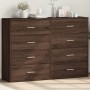 Sideboards 2 pcs oak brown engineered wood 60x31x84 cm by vidaXL, Sideboards - Ref: Foro24-3276587, Price: 169,63 €, Discount: %