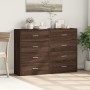 Sideboards 2 pcs oak brown engineered wood 60x31x84 cm by vidaXL, Sideboards - Ref: Foro24-3276587, Price: 169,63 €, Discount: %