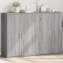 Sideboards 2 pcs Sonoma gray engineered wood 60x31x84 cm by vidaXL, Sideboards - Ref: Foro24-3276572, Price: 155,68 €, Discou...