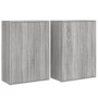 Aparadores 2 uds madera de ingeniería gris Sonoma 60x31x84 cm de vidaXL, Aparadores - Ref: Foro24-3276572, Precio: 155,68 €, ...